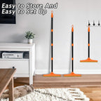 Carpet Rake for Pet Hair Removal - Reusable Pet Hair Remover, 60” Adjustable Long Handle Cat Dog Carpet Rake Scraper, Dog Hair Rake Brush for Rugs, Mats, Couch