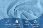 Avalon Towels Microfiber Cleaning Cloths (Value Pack of 48) - Size 16 x 16 Inches, Highly Absorbent Cleaning Rags, Lint Free, Reusable and Washable, Microfiber Towels for Cars