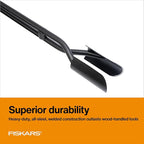 Fiskars 60" Steel Posthole Digger, Long-Handled Construction and Yard Tool, Digger Tool and Garden Tiller for Soil for Fence or Post Installation