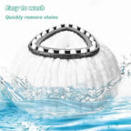 10 PCS Spin Mop Replacement Head,100% Microfiber Mop Heads Replacements Compatible with Cedar Easywring 1-Tank System, 360 Degree Round Mop Refills for Easy House Cleaning Floor Mopping