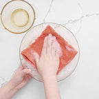 Homaxy 100% Cotton Waffle Weave Kitchen Dish Cloths, Ultra Soft Absorbent Quick Drying Dish Towels, 12 x 12 Inches, 6-Pack, Coral