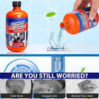 Drain Clog Remover, Liquid Plumber Drain Cleaner, Powerful Pipe Opener & Toilet Clog Remover and Cleaner for Shower Pipes, 500ml