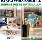All Natural Peppermint Oil Insect & Pest Control Spray Repels Mice, Spiders, Ants, for Home, Indoor, Outdoor, Garden Maximum Strength Smart Grower Ready to Use 32 FL OZ