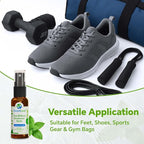 Shoe Deodorizer Spray 4 Fl Oz & Travel Size 1 Fl Oz, Shoe Spray for Smelly Shoes Eucalyptus Lemongrass