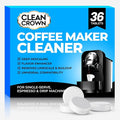 Coffee Maker Cleaner (36 Count), Cofee Maker Cleaner and Descaler, Coffee Machine Descalers, Espresso Machine Descaler Tabs for Brewer & Maker Cleaning, Compatible with Most Brands