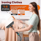 Steam Cleaner, 2500W Heavy Duty Pressurized Handheld Steamer with Built-in 1.32 qt Water Tank & 10 Accessories – for Kitchen, Bathroom, Car, Floors, Furniture, Tile & Windows (Rose Gold)