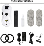 Lntelligent Water Spraying Window Cleaning Robot Fully Automatic AI Path Planning Remote Control Glass Cleaning Robot 3 Cleaning Modes Anti Slip System (White)