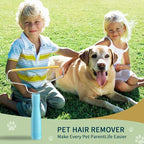 Pet Hair Removal Tool,Cleaner Pro Pet Hair Remover,Fabric Shaver by BSIWWO,Pet Hair Remover for Couch,Lint Shaver,Carpet Rake,Dog Hair Remover and Cat Hair Remover(2pack-Blue)