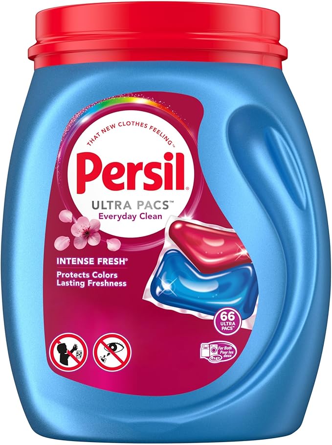 Persil Ultra Pacs Intense Fresh Everyday Clean Laundry Detergent, 66 count