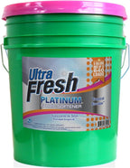 Ultra Fresh 5 Gallon Platinum Fabric Softener for All Machine Types, Liquid Laundry Softener, Up to 640 Loads, Tropical Escape