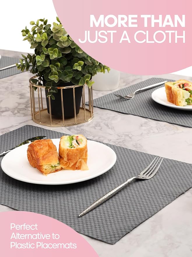 Fantasticlean Large Tear-Away Microfiber Cleaning Cloth Roll - 18'' by 12'', 36 Sheets, Thick Dish Cloths, Super Absorbent Reusable Kitchen Towels (DimGrey)