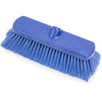 SPARTA 41278EC14 Flo-Thru Plastic Wall Scrub Brush, Equipment Brush With Soft Nylex Bristles For Industrial Kitchens, Hospitals, Commercial Cleaning, 4 Inches, Blue, (Pack of 12)