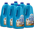 Mop & Glo Multi-Surface Floor Cleaner, Lemon Scent, 64 Oz Bottle, Case Of 6