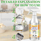 2PCS Kitchen foam Cleaner, Stubborn Stains Cleaner, Domestic Cooktops, All-purpose Kitchen Pots and Pan Cleanerrange Hoods, Kitchen Bubble Cleaner Spray, Grime and Grease, Cleanboss, 4 Fl.oz(120ml)