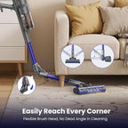 650W Cordless Vacuum Cleaner, 45KPA Suction Power, 70-Minute Runtime, Handheld & Foldable Design, Ideal for Pet Hair, Carpets, Hardwood & Bare Floors – Premium Home Cleaning Solution