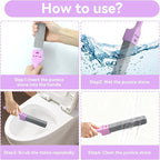 36 Pack Pumice Stones with 3 Handles, Pumice Scouring Pad Pumice Cleaner for Cleaning Toilet, Bathtubs, Kitchen Sink, Grill, Household