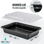 Igluu Meal Prep Containers Reusable (30 Pack) – Food Containers with Lids – Stackable, Microwave, Freezer & Dishwasher Safe – 28oz – 1 Compartment – BPA-Free