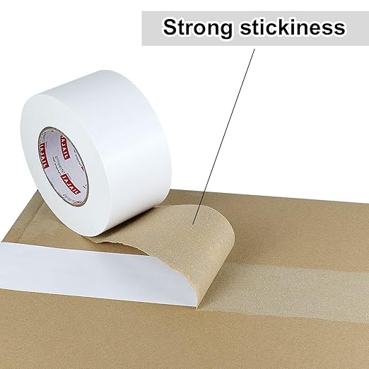 White Duct Tape 3 inch, Industrial Grade 3 inches x 55 Yards (164 ft), 9 Mil Heavy-Duty, Waterproof, UV Resistant for Crafts & Home Improvement