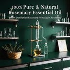 SU JUABA 4 Fl Oz Rosemary Essential Oil, 100% Pure Natural Aromatherapy Oil for Hair Growth, Skin, Nourish Scalp - 118ML