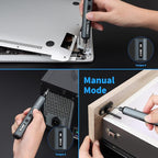 STREBITO Mini Electric Screwdriver Set, 70 in 1 Small Electric Screwdriver - 64 S2 Preicison Bits, 5 Torque Settings, 4 LED Lights, Mini Power Screwdriver Repair Tool Kit for PC Electronic (Upgraded)