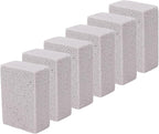WALFRONT 6PCS Pool Pumice Stone for, PVC Material Scouring Sticks for Toilet Bowl Bathtub Shower Tile, Hard Water Remover for Kitchen Sink Swimming Pool Grates (M)