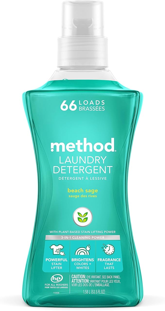 Method Laundry Variety Pack Laundry Detergent, fabric Softener 53.5 Fl Oz
