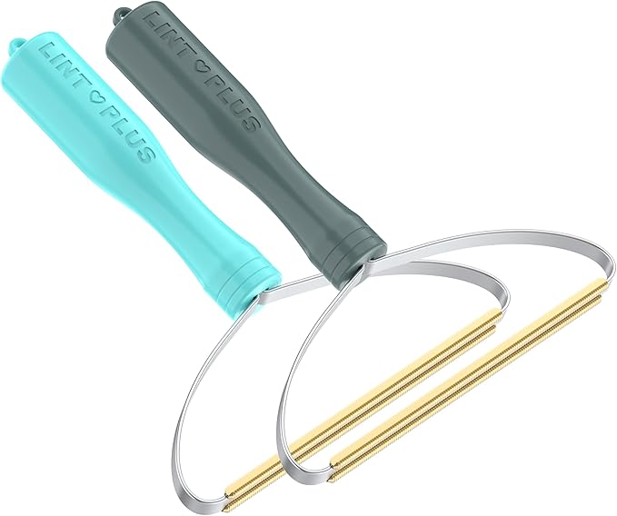 Pet Hair Remover Carpet x2 & Lint Root Cleaner Pro Pet Hair Remover by LINTPLUS,Special Pet Hair Removal Tool Multi Fabric Edge and Carpet Rake for Couch, Pet Towers and Rugs