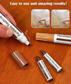 Furniture Markers Touch Up, Lifreer 21 Pcs Wood Filler Floor Scratch Repair Kits, Wood Markers and Wax Stick with Sharpener Kit for Funiture Repair,Floor Scratch