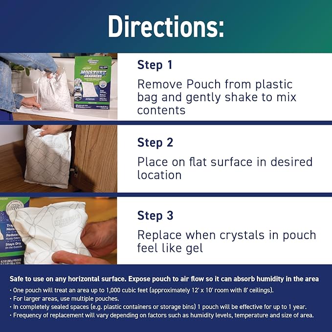 Concrobium 7651353 Moisture Grabbers XL, 35.3 oz