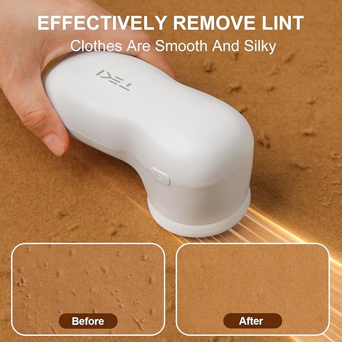 Fabric Shaver Lint Remover Sweater Shavers to Remove Pilling,Rechargeable Sweater Defuzzer with 2 Extra Blades, Fuzz Remover for Clothes Couch Furniture
