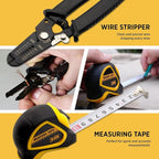 Start Pro 237-Piece Household & Auto Repair Tool Kit - General Hand Tool Set with Screwdrivers, Sockets, Wrenches & Plastic Storage Case, Portable for DIY