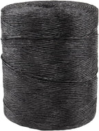 Rope & Cord Polypropylene Twine – Multi-Purpose Twine – 5,500 Feet (Black)