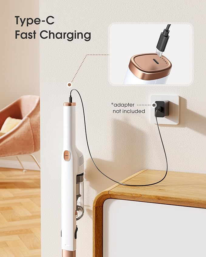 Handheld Vacuum Cleaner,2-in-1 Lightweight Stick Vacuum,Cordless Car Vacuum with Detachable Dust Box for Home, Office, Car.