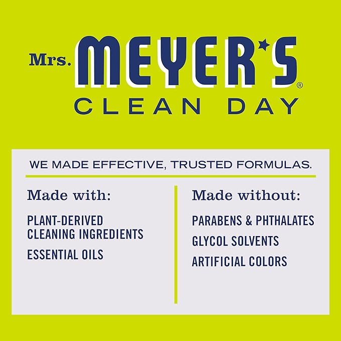 MRS. MEYER'S CLEAN DAY All-Purpose Cleaner Spray, Cruelty Free Formula, Lemon Verbena, 16 fl. oz - Pack of 3