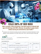 All Natural Bed Bug Spray -Non-Toxic Bed Bugs Killer - 2 Bottle Pack 16 oz + 1 oz Concentrate - Fast-Acting Beds Bug Killer | Kills Fleas and Mites