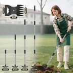 RONSUNG Weed Puller Tool with 57" Long Handle – 2-in-1 Stand Up Weeder & Garden Hoe with Heavy-Duty Steel Head, Manual Hand Uprooting Weeding Pull for Lawn, Yard & Lawn, Bonus Gloves Included