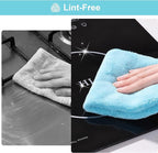 JOYMOOP Microfiber Cleaning Cloths Cyan, 11.8" x 11.8" Kitchen Towels – Reusable Cleaning Rags, Lint-Free, Super Absorbent Cleaning Cloths for Kitchen, Car, and Household Cleaning