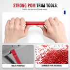 LadyRosian 37Pcs Trim Removal Tool Set, Car Upholstery Repair Kit, Auto Clip Pliers Fastener Remover Tool, Door Panel Tool, Car Panel Tool Radio Stereo Removal Tool Kit with Storage Bag (Red)