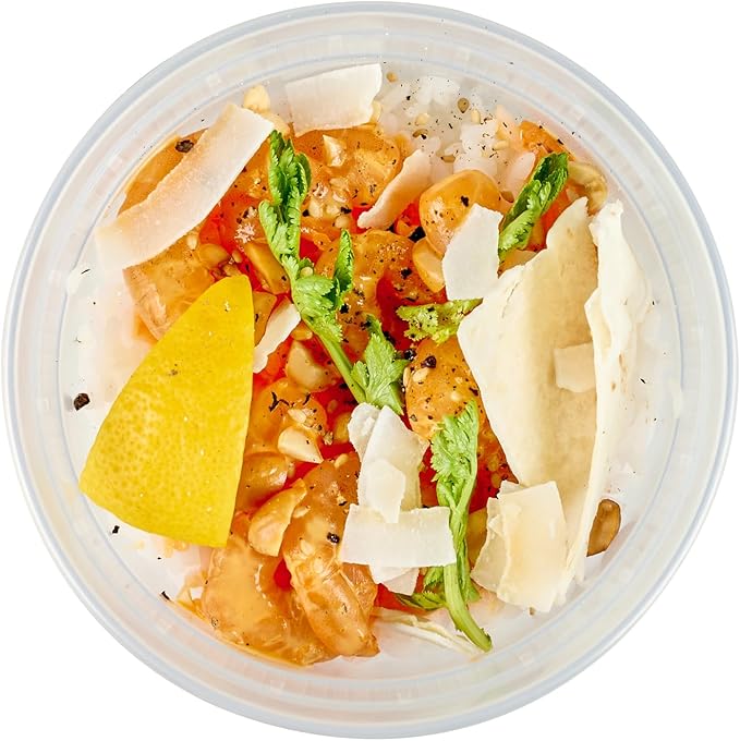 Restaurantware-Asporto 24 Ounce To Go Boxes, 100 Microwavable Round Soup Containers - Clear Plastic Lids Included, Do Not Contain BPA, Clear Plastic Soup Containers, Disposable