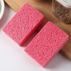 6 - Pack Non-Scratch Scrub Sponges - Sponges for Dishes and Washing Dishes, Cleaning Sponges for Kitchen Home Office, Magical 3D DIY Art and Craft Suppliers（Pink）