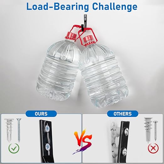 Self Drilling Drywall Anchors, 3 Size 114PCS Heavy Duty Dry Wall Anchors and Screws Kit for Hanging Sheetrock, 57 Self-Tapping Plastic Drywall Hangers and 57 Sheet Rock Screws-50/75/95 Lbs