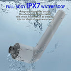 Electric Spin Scrubber,Bathroom Cleaner Brush with Full-Body IPX7 Waterproof,Shower Scrubber with Long Handle,Power Cleaning Brush with 9 Brush Heads,Cordless Scrubber for Kitchen,Tub,Tile,Galss,Floor