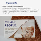 The Clean People Fabric Softener Sheets - Dryer Sheets - Softens & Removes Static Cling - Vegan Laundry Softener, Essential Oils - Sweet Petals & Vanilla 240 Pack