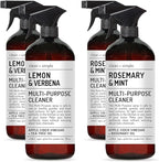 Clean + Simple Multi Purpose Cleaners | With Apple Cider Vineager, Rosemary, And Tea Tree Oil | Set of 4 32oz bottles | Home and Body Company