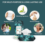 Body Prescription Makeup Cleansing Wipes - Gentle and Effective Face Wipes, 50 Count (Pack of 4), Tea-Tree