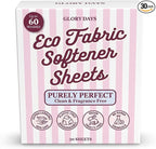 Glory Days Fabric Softener Sheets for Washer — Replaces Liquid Softener, Hypoallergenic, Fragrance Free, Sensitive Skin Safe, Plastic-Free, 60 Loads