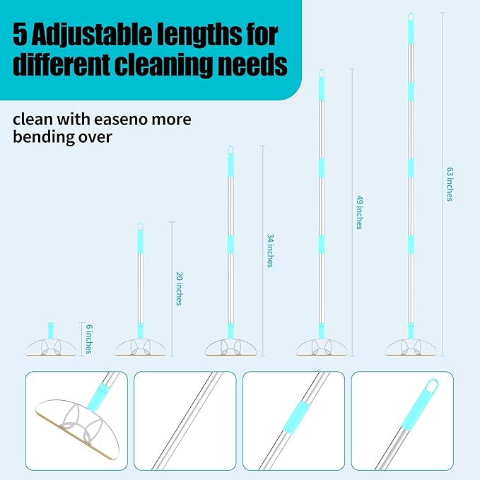 ULTRA+MAX+Pro LINTPLUS Pet Hair Remover Kit - 3-Size Carpet Rakes (S/M/L) w/Stainless Steel Handles - For Rugs, Carpets, Floors & Furniture - Stand-Up Design