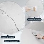 5 Roll Self Adhesive Fiberglass Drywall Joint Tape 1.8 Inches x 492 ft Heavy Duty Wall Crack and Seam Patch Mesh Tape for Drywall Repair Joining Finishing, White