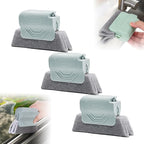 Magic Window Track Cleaner, 2024 Upgraded Window Groove Cleaning Brush Tools Set, Hand-held Window Track Cleaner Brushes Tools Set for Window lides Gaps Tile Lines Shutter Car Vents (Gray 3PCS)
