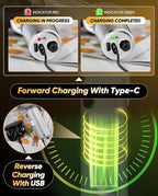 Saker Car Vacuum Portable 6-in-1 Handheld Cordless Vacuums, 20000PA Suction, 7800mAh Blower, Window Breaker, Seatbelt Cutter for Car, Home & Office Cleaning SW102 Silver